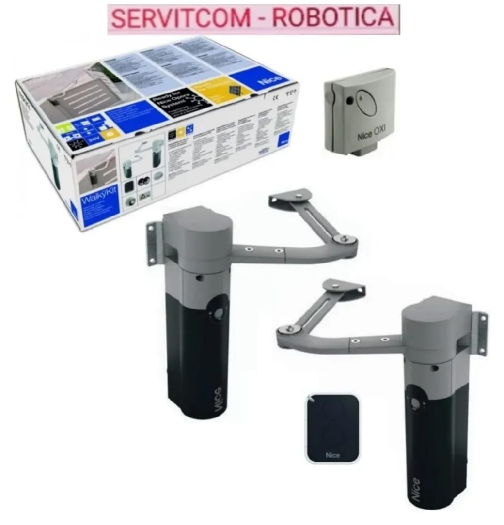 BRAZOS NICE WALKY, KIT PUERTAS BATIENTES DOBLE HOJAS