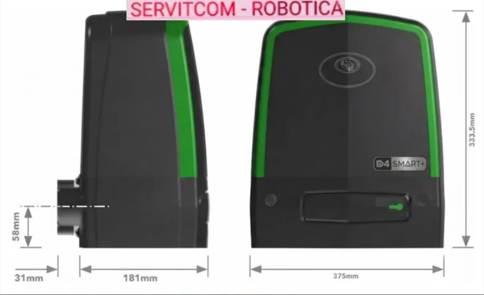MOTOR CENTURION D4, ALTA VELOCIDAD, KIT RESIDENCIAL PARA HOJAS 450 KG. - Imagen 5