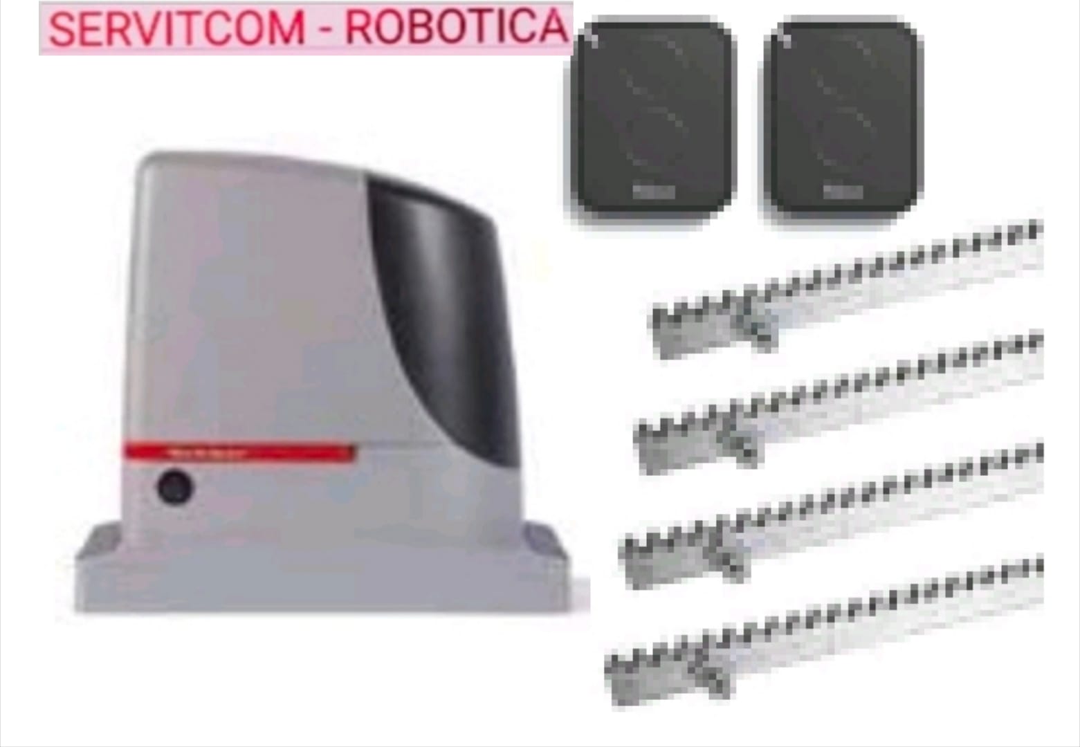 NICE ROBUS 500 HS, KIT PORTÓN CORREDERA PARA 500 KG. ALTA VELOCIDAD - Imagen 3